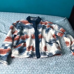 Young heart fleece jacket large
